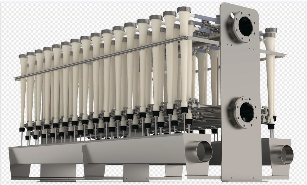 Kadant X-Clone Light Weight Contaminants Cleaner State-of-the-Art for Cultural Paper